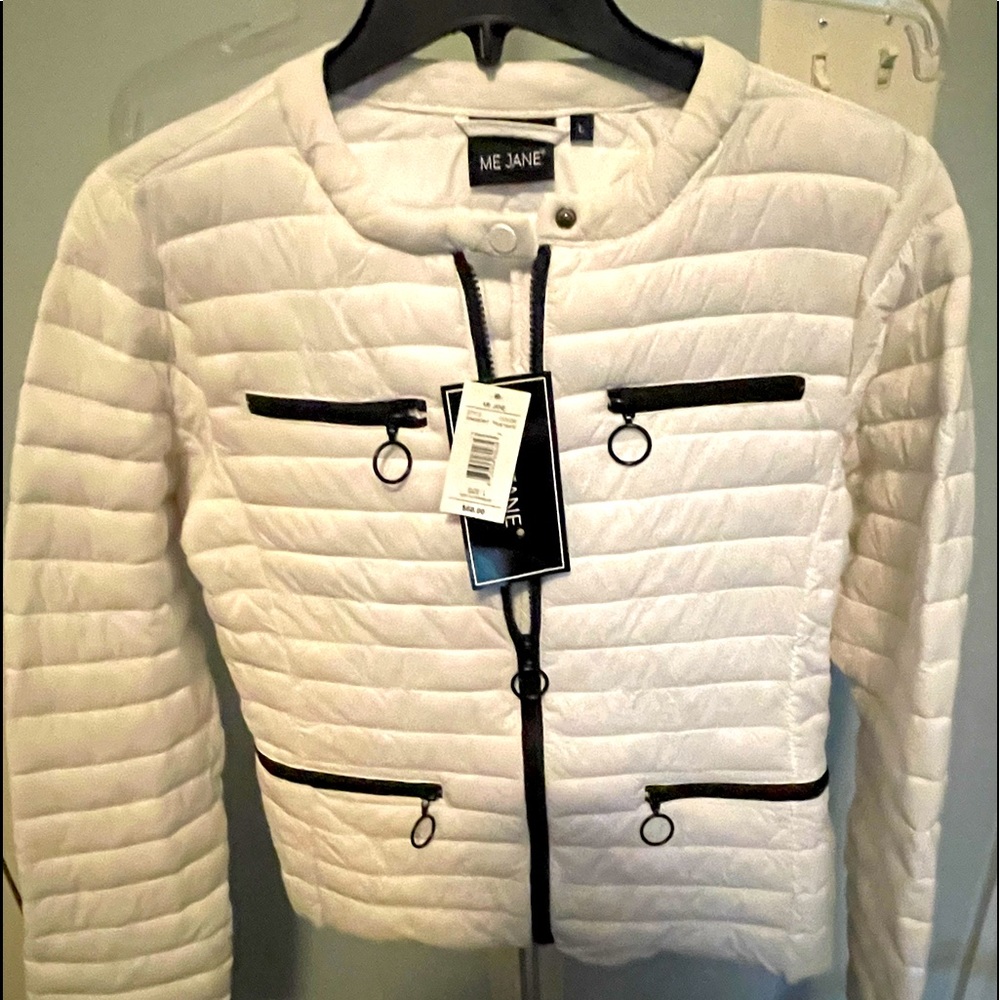 White soft jacket